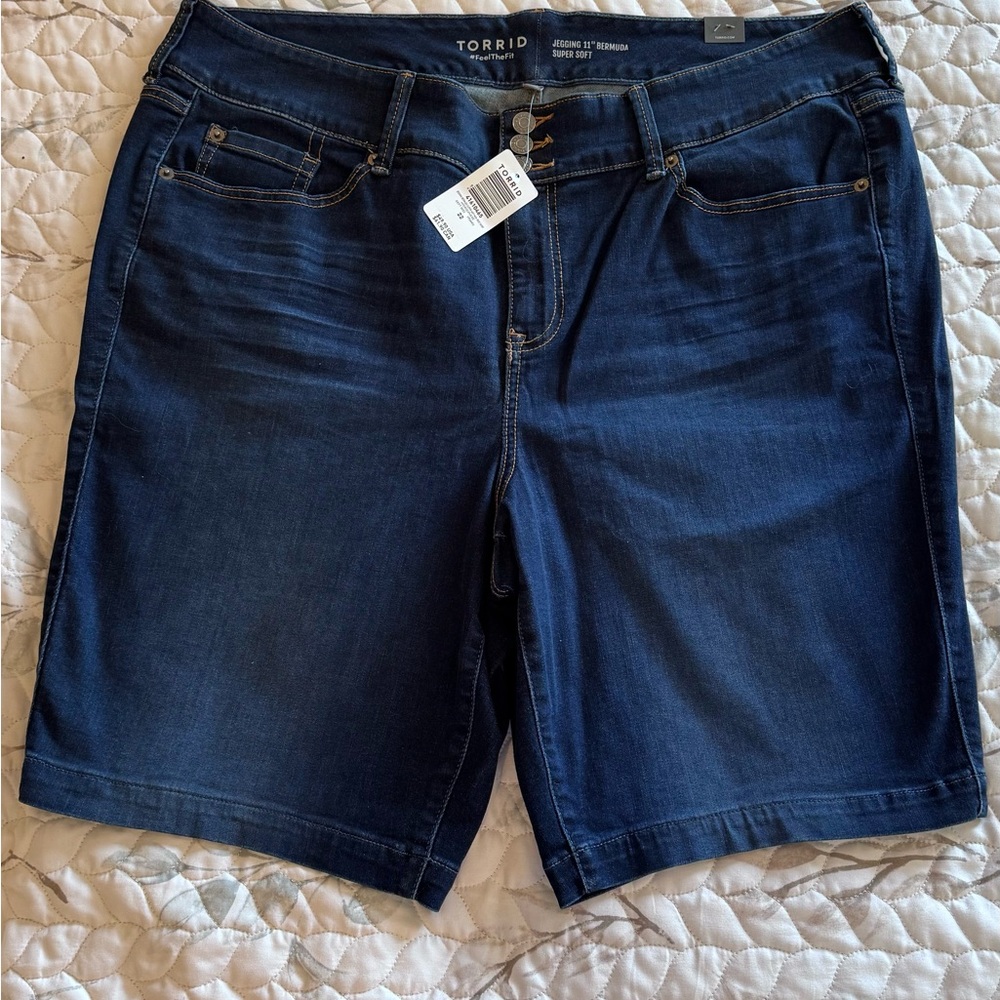 Torrid Bermuda Jegging Shorts